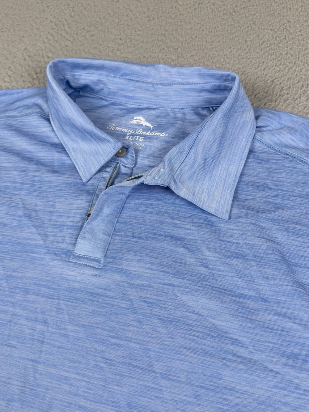 Tommy Bahama Polo Shirt Mens XL Quarter Zip Performance Short Sleeve Preppy